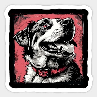 Retro Art Anatolian Shepherd Dog Lover Sticker